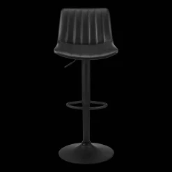 Bouclair Adjustable Barstool with Stitched PU