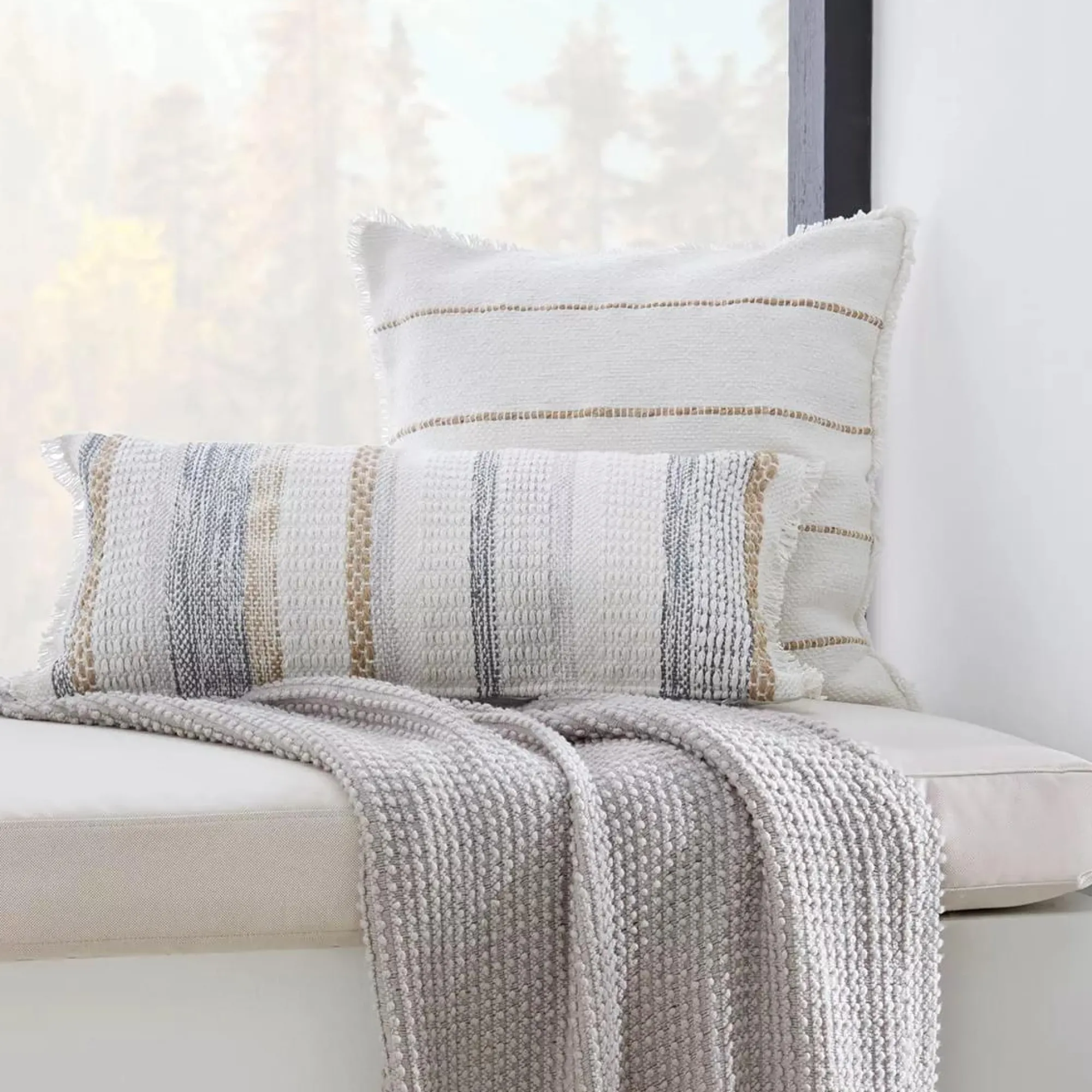 Sale Bouclair Aleck Decorative Lumbar Pillow