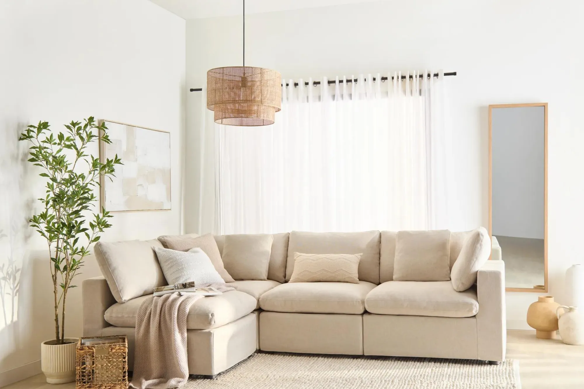 Bouclair Armless 1-Seater