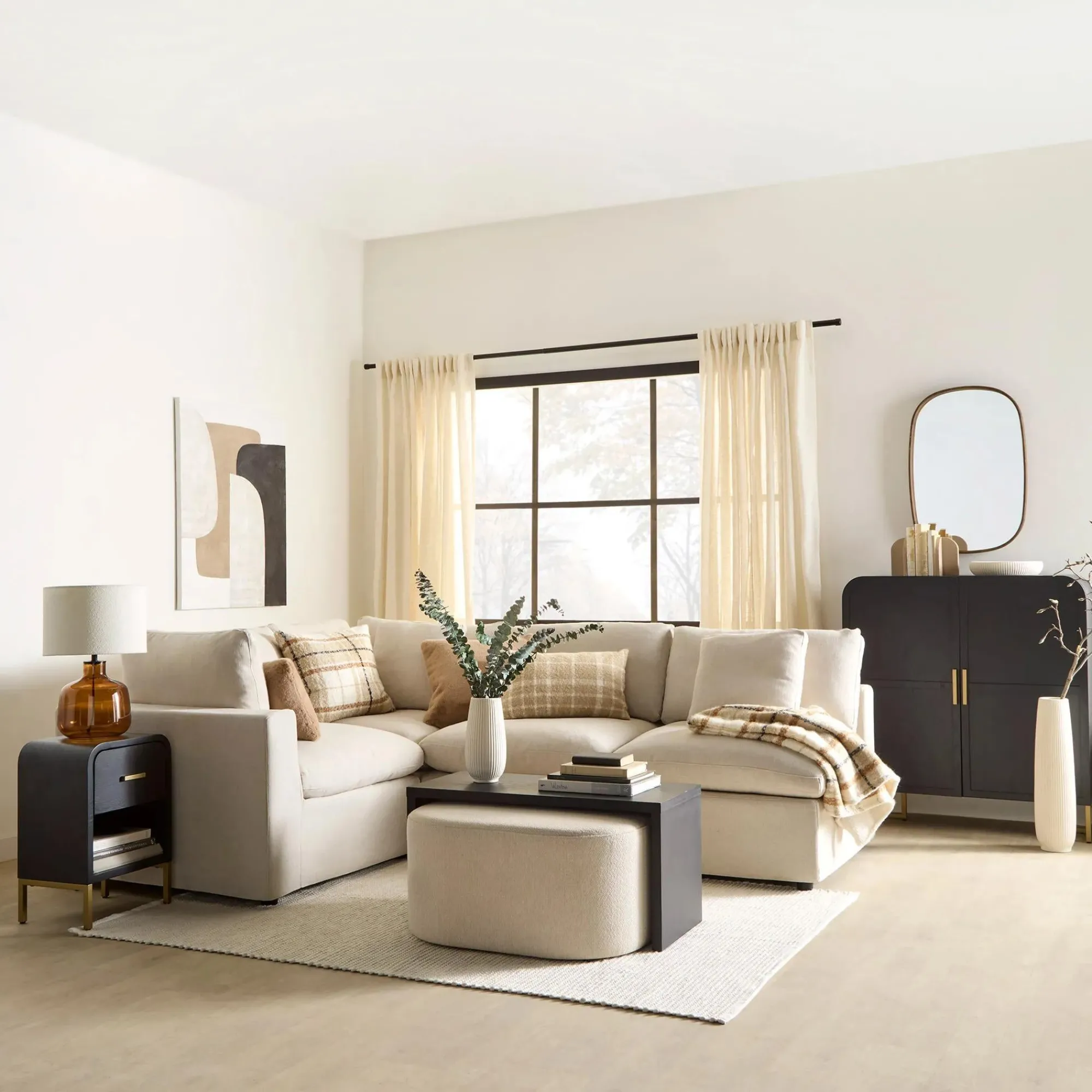 Bouclair Armless 1-Seater