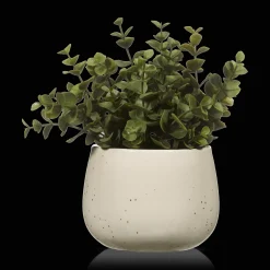 New Bouclair Artificial Plant in Beige Speckled Pot
