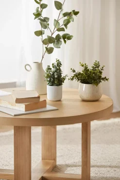 New Bouclair Artificial Plant in Beige Speckled Pot