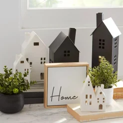 Bouclair Artificial Plant in Striped Pot