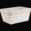 New Bouclair Basket With Linen Lining