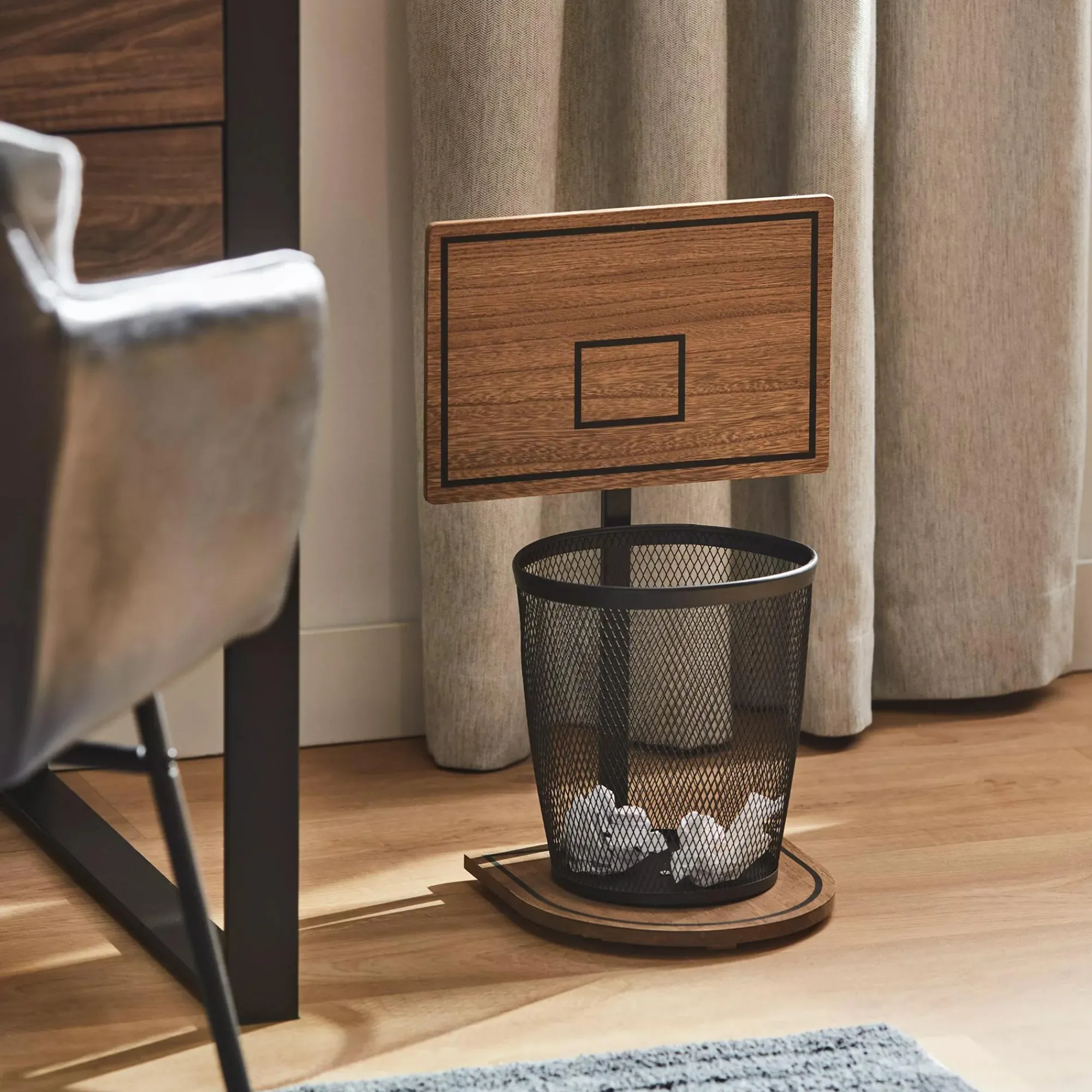 Hot Bouclair Basketball Hoop Garbage Bin