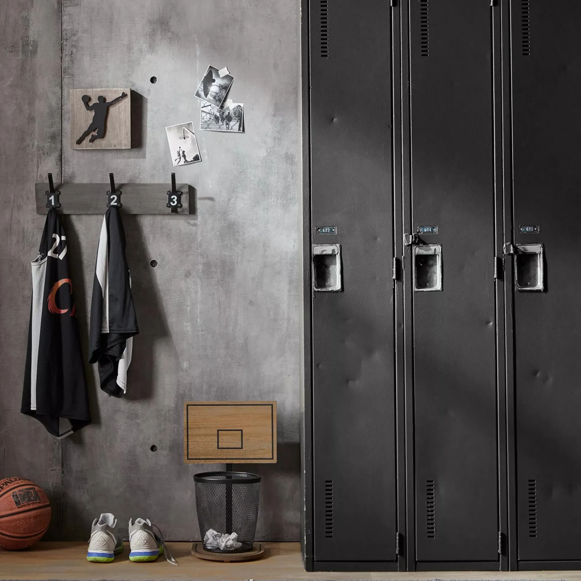 Hot Bouclair Basketball Hoop Garbage Bin