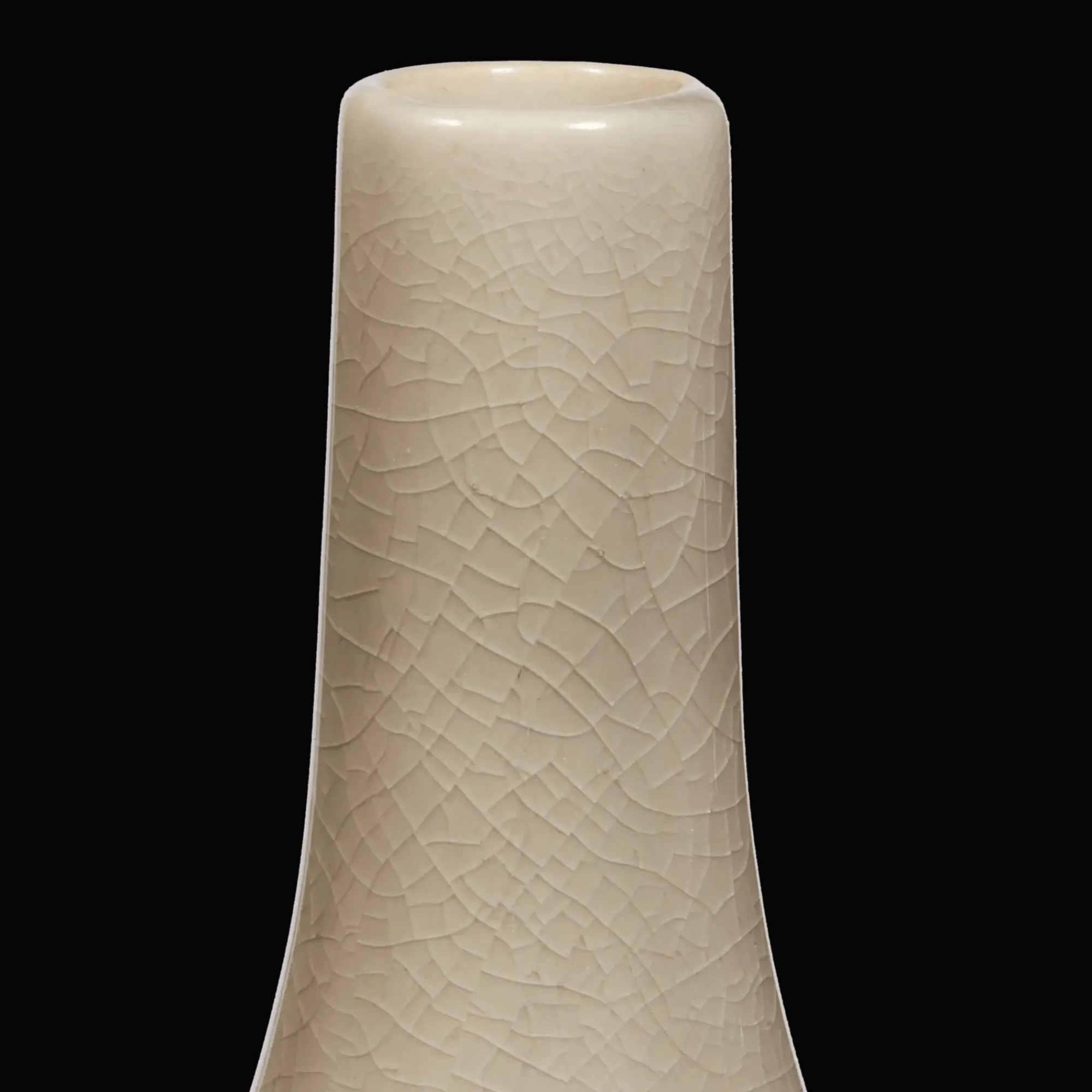 Clearance Bouclair Beige Ceramic Vase