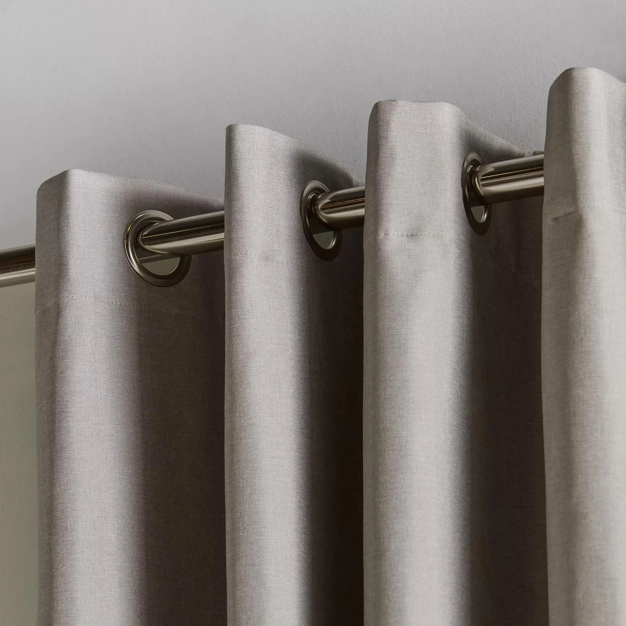 Bouclair Beige Chambray Blackout Curtain