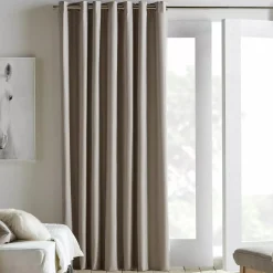 Bouclair Beige Chambray Blackout Curtain