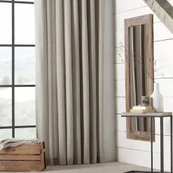 Online Bouclair Beige Naturia Panel Curtain