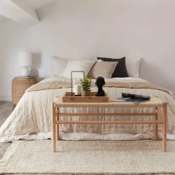 Outlet Bouclair Beige Quin Collection - 3-Piece Coverlet Set