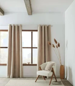 Best Bouclair Beige Tajo Panel Curtain