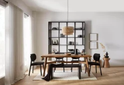 Sale Bouclair Black & Natural Table Runner