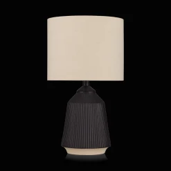 Best Bouclair Black And White Ceramic Table Lamp