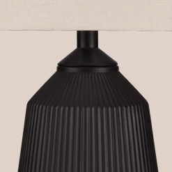 Best Bouclair Black And White Ceramic Table Lamp