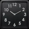Best Bouclair Black And White Square Clock