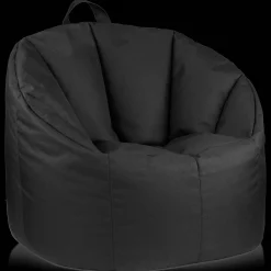 Bouclair Black Canvas Bean Bag