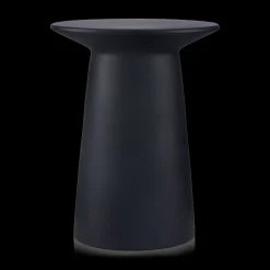 Online Bouclair Black Cement Hourglass Side Table