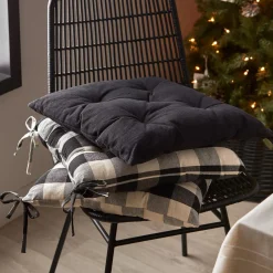 Hot Bouclair Black Chair Pad