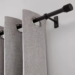 Online Bouclair Black Chelsea Curtain Rod Set - Diameter 16/19 mm