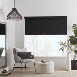 Hot Bouclair Black Chita Cordless Blackout Roller Shade