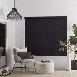 Hot Bouclair Black Chita Cordless Blackout Roller Shade