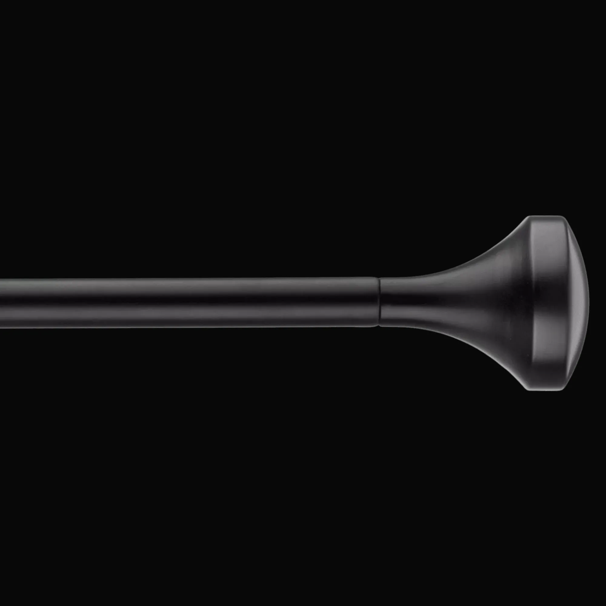 Discount Bouclair Black Curtain Rod Set - Diameter 16/19 mm