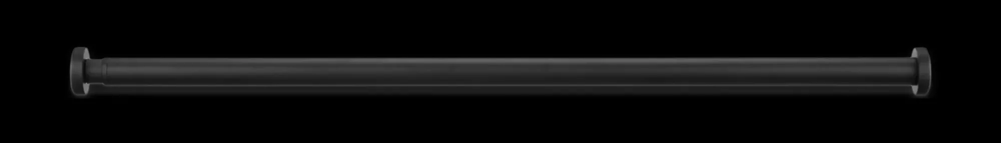 Discount Bouclair Black Curtain Tension Rod - Diameter 22/25 mm