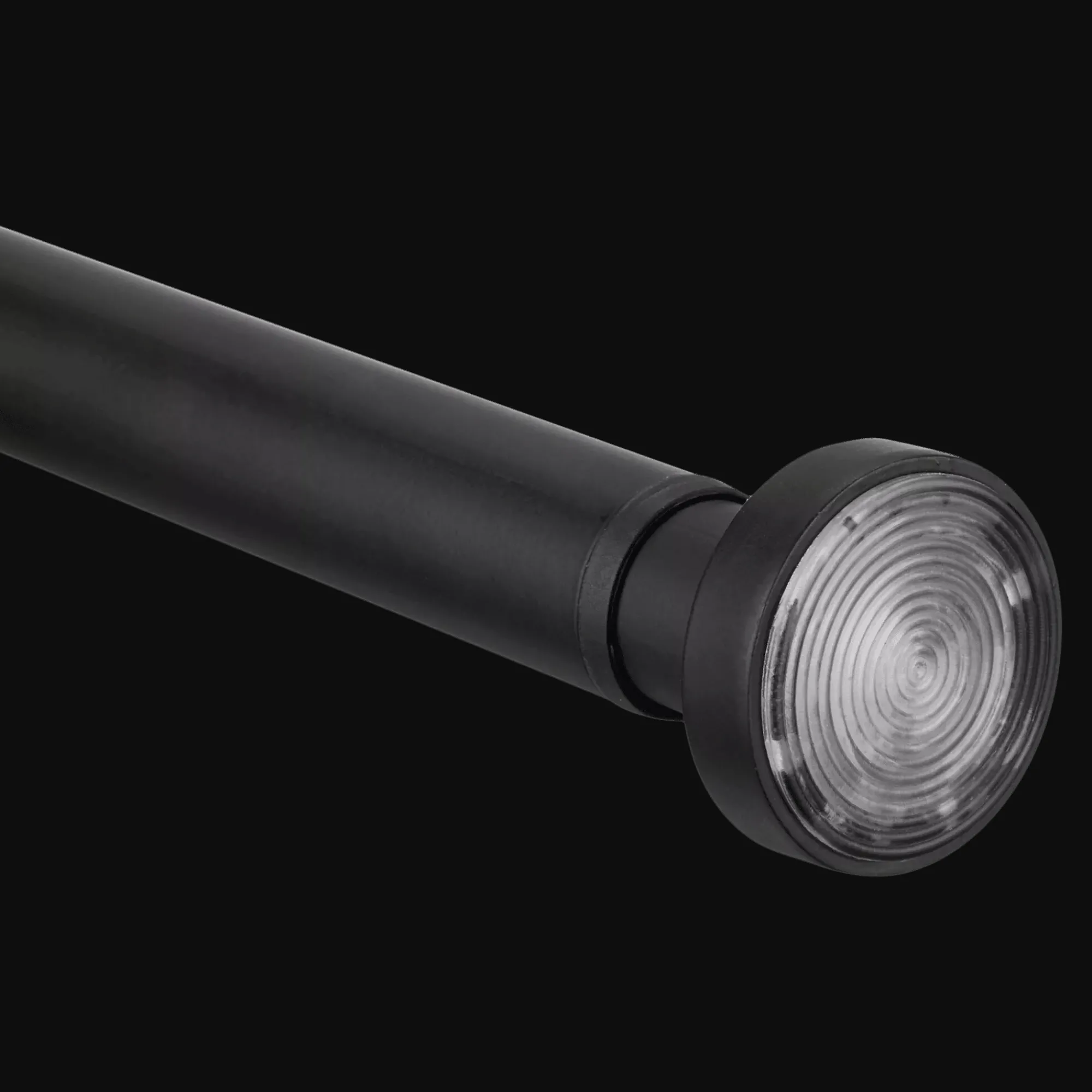 Discount Bouclair Black Curtain Tension Rod - Diameter 22/25 mm