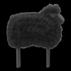 Outlet Bouclair Black Decorative Sheep