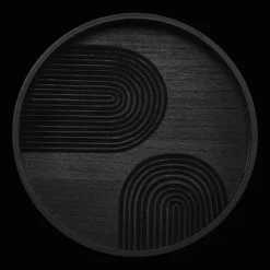 Online Bouclair Black Engraved Tray