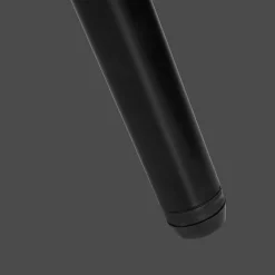 Online Bouclair Black Faux Leather and Black Metal Chair