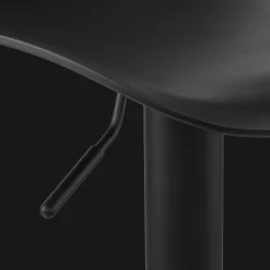 Online Bouclair Black Metal & Plastic Bar Stool