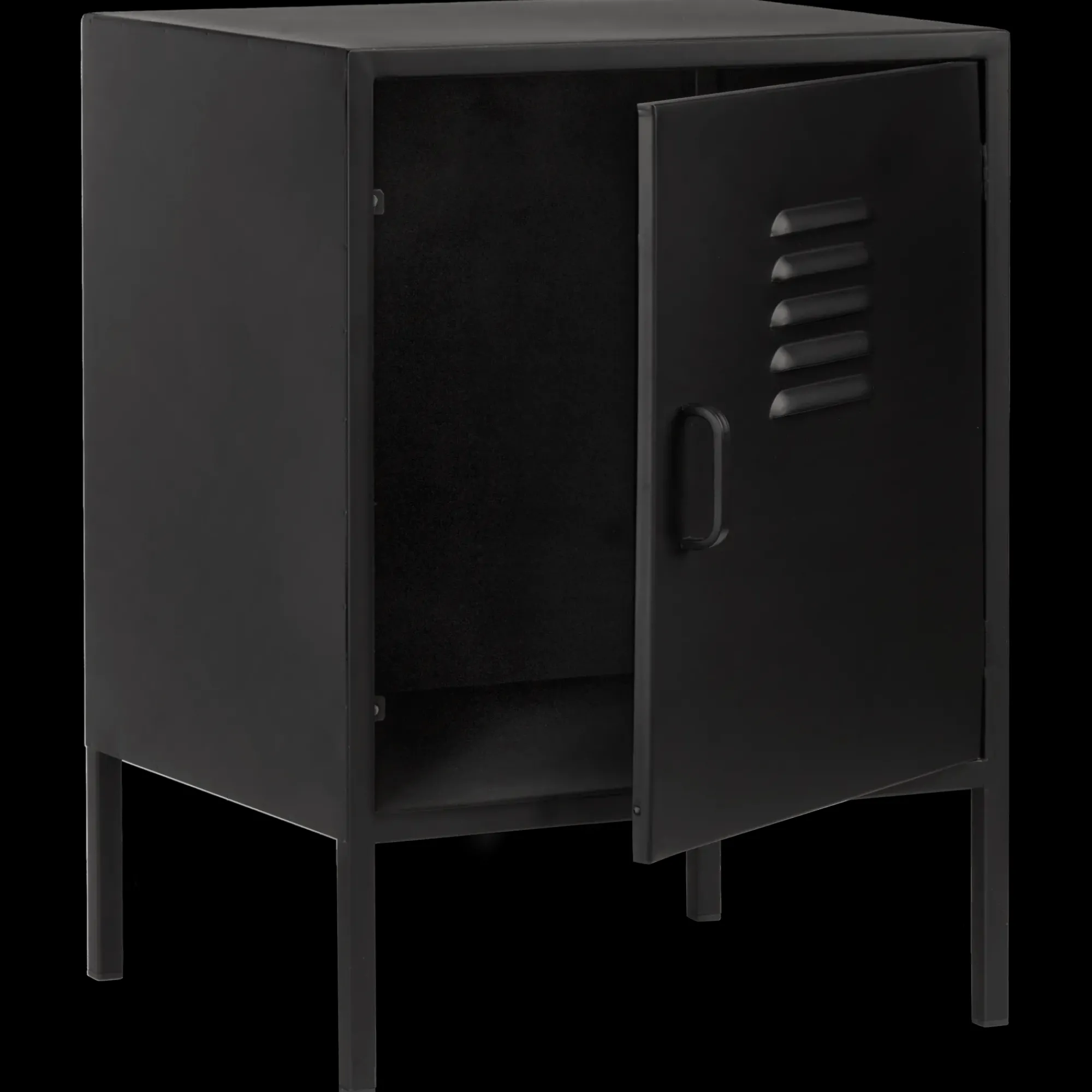 Hot Bouclair Black Metal Locker Side Table