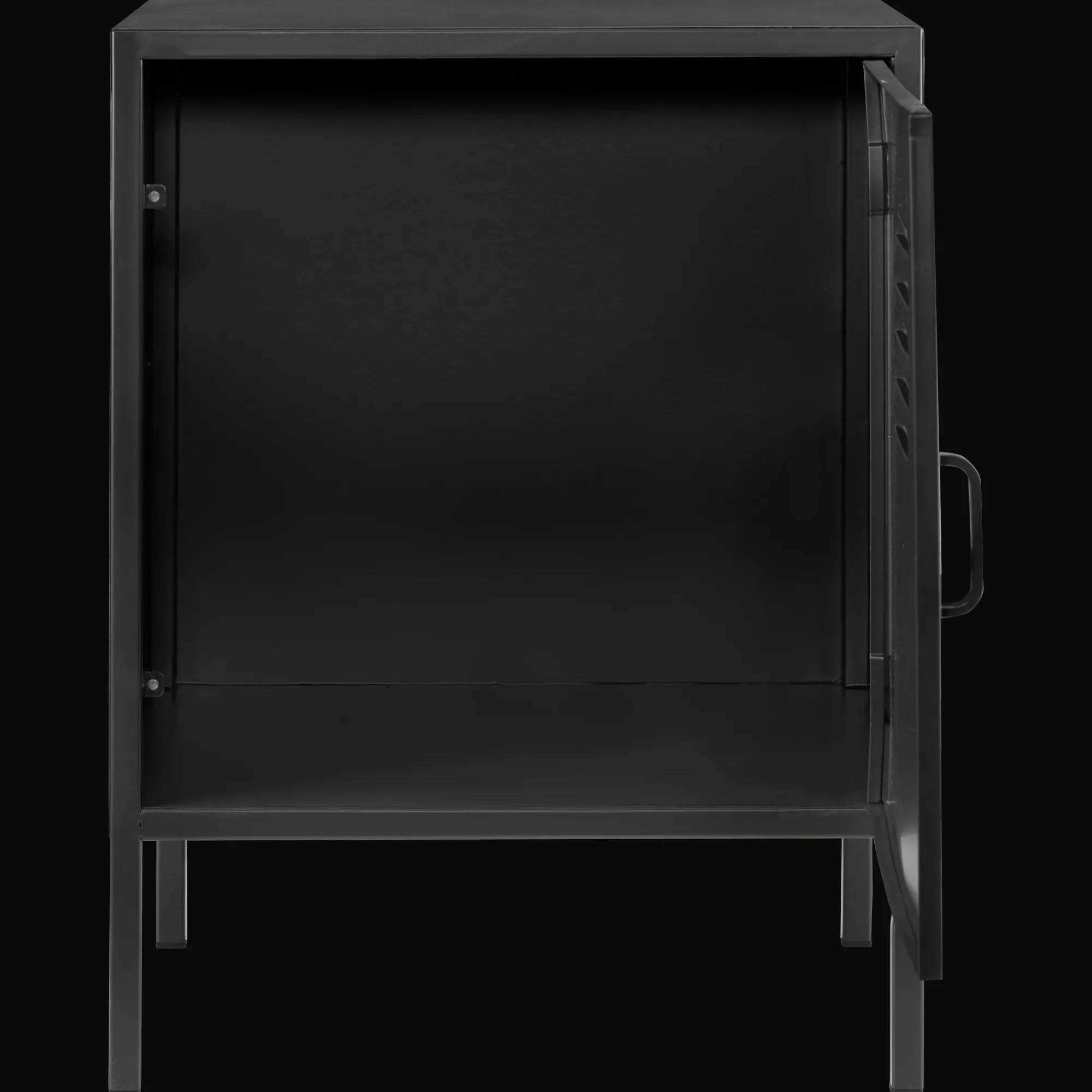 Hot Bouclair Black Metal Locker Side Table