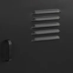 Hot Bouclair Black Metal Locker Side Table