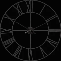Bouclair Black Metal Wall Clock