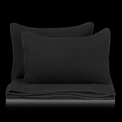Discount Bouclair Black Nash Collection - 3-Piece Coverlet Set