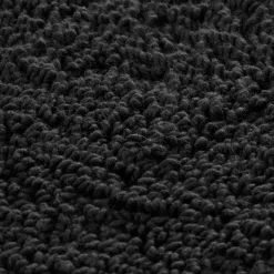 Outlet Bouclair Black Oval Tufted Bath Mat