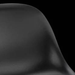 Online Bouclair Black Plastic and Wood Metal Veneer Counter Stool