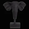 Sale Bouclair Black Resin Elephant on Stand