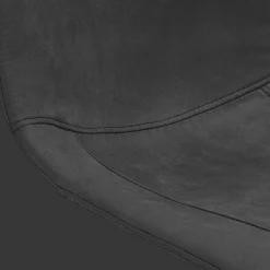 Sale Bouclair Black Textured Faux Leather & Metal Adjustable Bar Stool