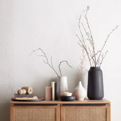 Sale Bouclair Black Textured Vase