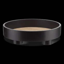 Sale Bouclair Black Tray & Natural Tray On Stand