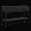 Outlet Bouclair Black Veneer 3-Drawer Console