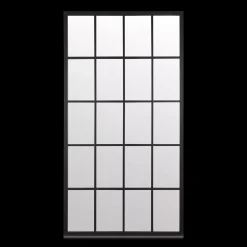 Bouclair Black Windowpane Mirror