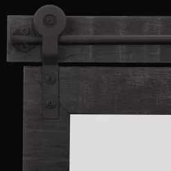 Sale Bouclair Black Wood Rail Mirror