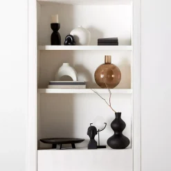 New Bouclair Black Wood Raised Tray