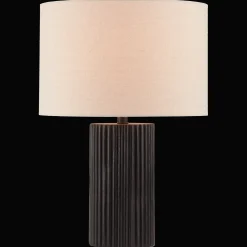 Hot Bouclair Black Wood Table Lamp