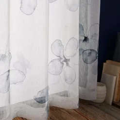 Discount Bouclair Blue Nima Sheer Curtain